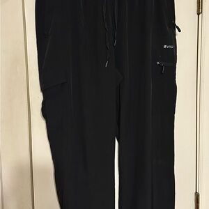 Women's Black Cargo Jogger Pants